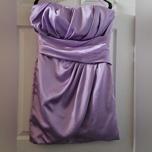 Poly USA Strapless Formal Mini Dress